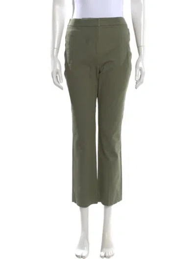 Pre-owned Veronica Beard Straight Leg Pants W/ Tags In Green