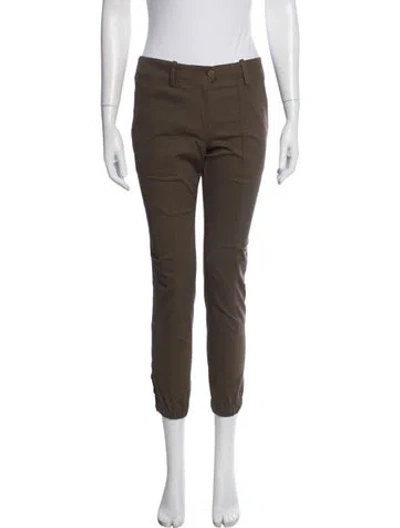 Pre-owned Veronica Beard Straight Leg Pants W/ Tags In Green