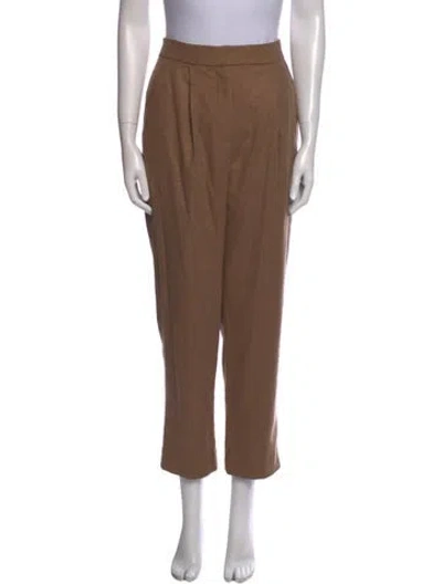 Pre-owned Veronica Beard Straight Leg Pants W/ Tags In Neutral