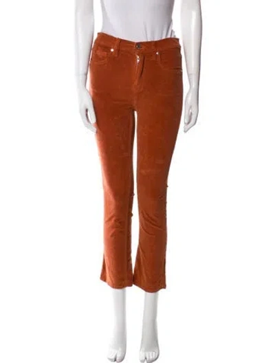 Pre-owned Veronica Beard Straight Leg Pants W/ Tags In Orange