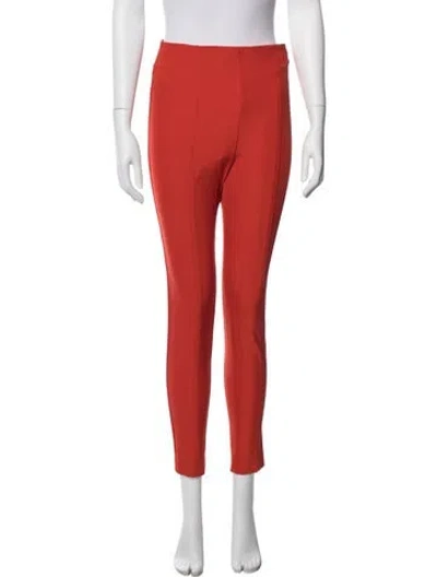 Pre-owned Veronica Beard Straight Leg Pants W/ Tags In Orange