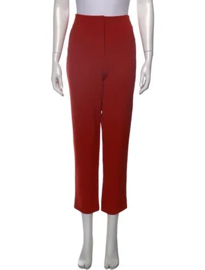 Pre-owned Veronica Beard Straight Leg Pants W/ Tags In Orange