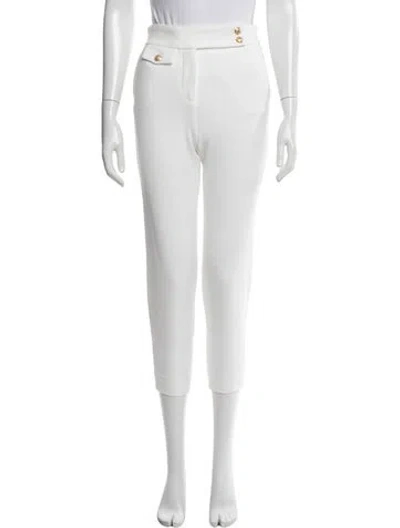 Pre-owned Veronica Beard Straight Leg Pants W/ Tags In White