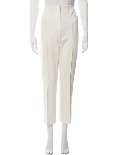 Pre-owned Veronica Beard Straight Leg Pants W/ Tags In White
