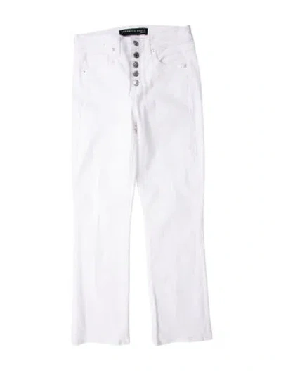 Pre-owned Veronica Beard Straight Leg Pants In White