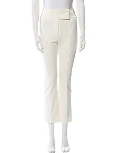 Pre-owned Veronica Beard Straight Leg Pants In White