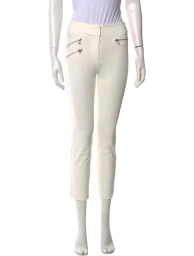 Pre-owned Veronica Beard Straight Leg Pants In White