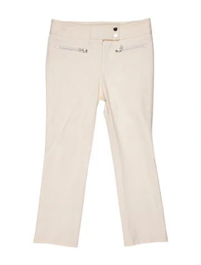 Pre-owned Veronica Beard Straight Leg Pants In White