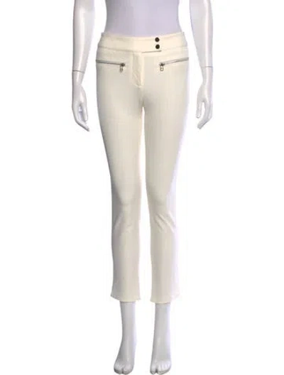 Pre-owned Veronica Beard Straight Leg Pants In White