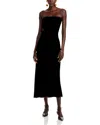 Veronica Beard Flora Midi Dress In Black In Black