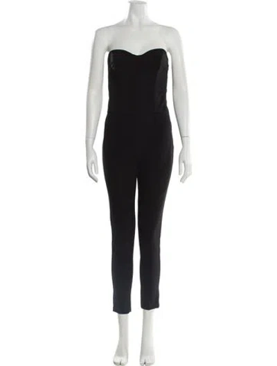 Pre-owned Veronica Beard Strapless Jumpsuit In Black