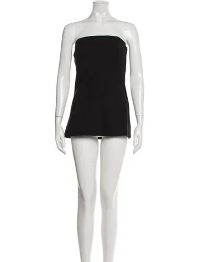 Pre-owned Veronica Beard Strapless Mini Dress W/ Tags In Black