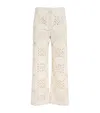 Veronica Beard Stretch-cotton Dova Wide-leg Trousers In Ivory