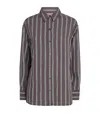 Veronica Beard Stripe Lloyd Shirt In Multi