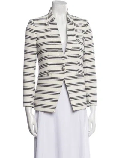 Pre-owned Veronica Beard Striped Blazer In Multi