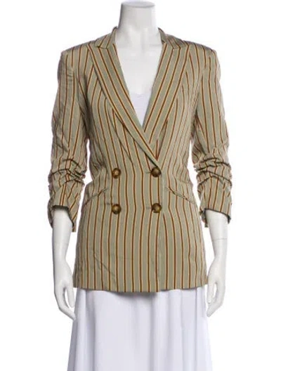 Pre-owned Veronica Beard Striped Blazer In Multi
