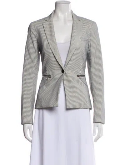 Pre-owned Veronica Beard Striped Blazer In Multi