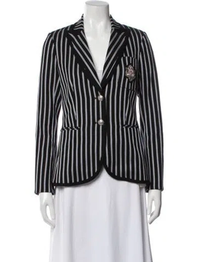 Pre-owned Veronica Beard Striped Blazer In Multi