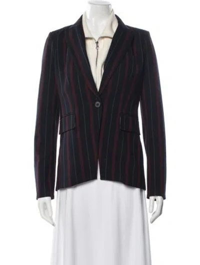 Pre-owned Veronica Beard Striped Blazer In Multi