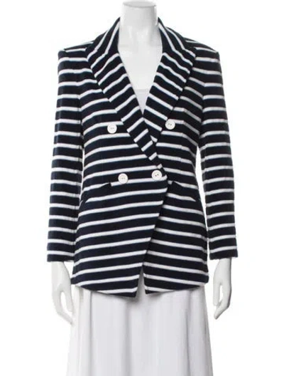 Pre-owned Veronica Beard Striped Blazer In Multi
