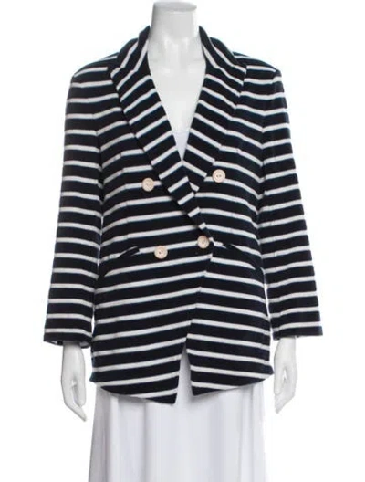 Pre-owned Veronica Beard Striped Blazer In Multi