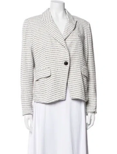 Pre-owned Veronica Beard Striped Blazer In Multi