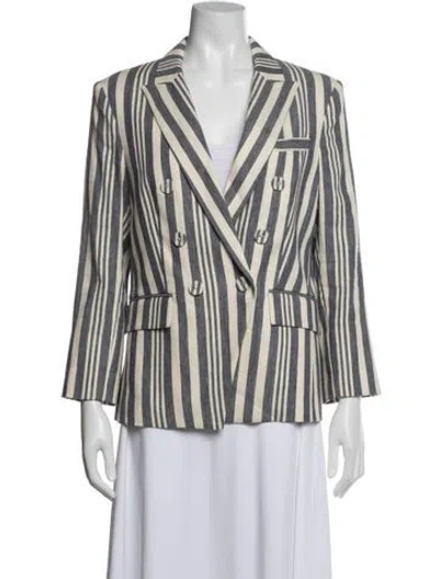 Pre-owned Veronica Beard Striped Blazer In Multi