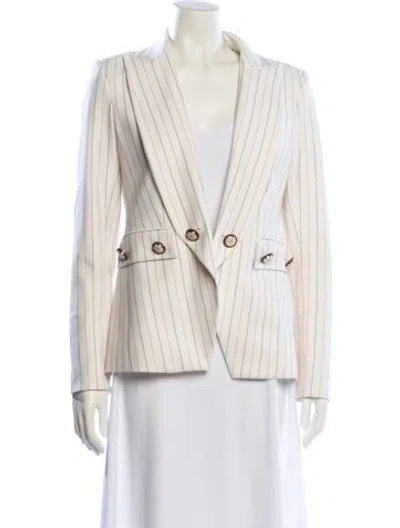 Pre-owned Veronica Beard Striped Blazer In Neutral