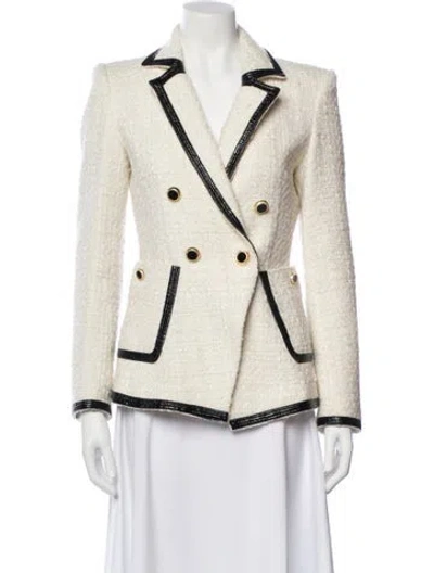 Pre-owned Veronica Beard Striped Blazer In Neutral
