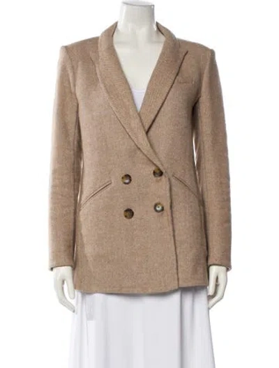Pre-owned Veronica Beard Striped Blazer In Neutral