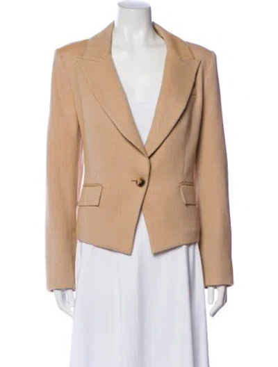 Pre-owned Veronica Beard Striped Blazer In Neutral