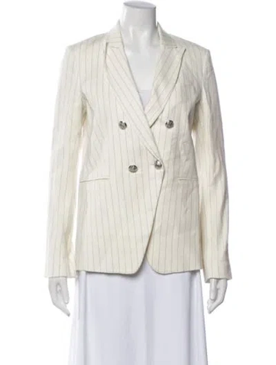 Pre-owned Veronica Beard Striped Blazer In Neutrals