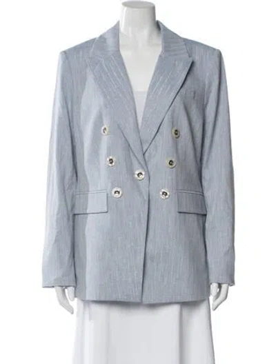 Pre-owned Veronica Beard Striped Blazer W/ Tags In Blue