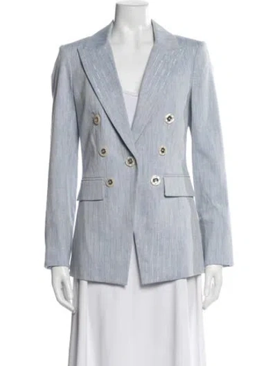 Pre-owned Veronica Beard Striped Blazer W/ Tags In Blue