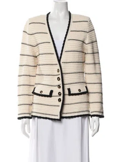 Pre-owned Veronica Beard Striped Blazer W/ Tags In Multi