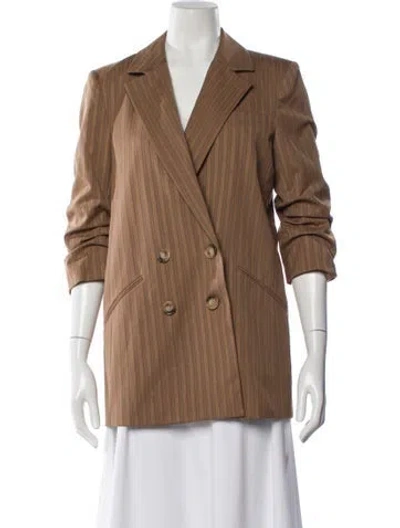 Pre-owned Veronica Beard Striped Blazer W/ Tags In Neutral