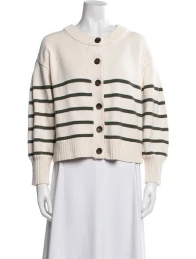 Pre-owned Veronica Beard Striped Crew Neck Sweater In Multi
