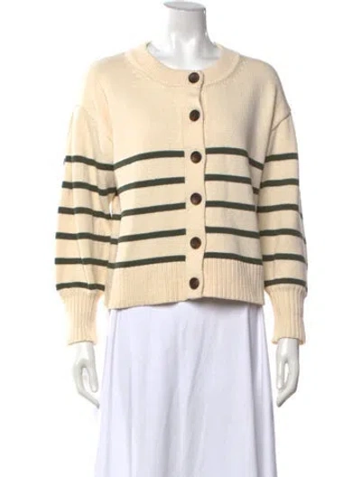 Pre-owned Veronica Beard Striped Crew Neck Sweater In Multi