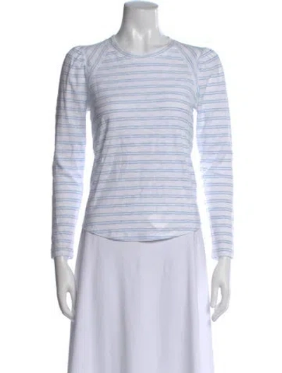 Pre-owned Veronica Beard Striped Crew Neck Top W/ Tags In Yellow