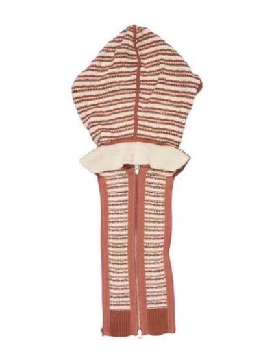 Pre-owned Veronica Beard Striped Dickey In Brown