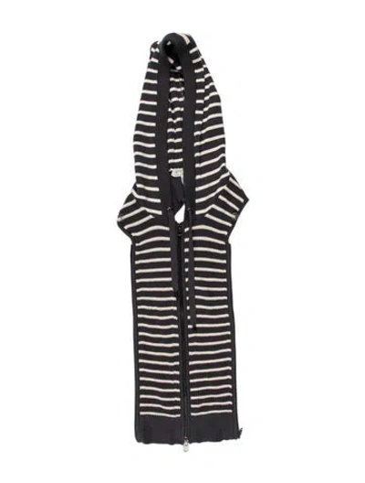 Pre-owned Veronica Beard Striped Dickey In Gray