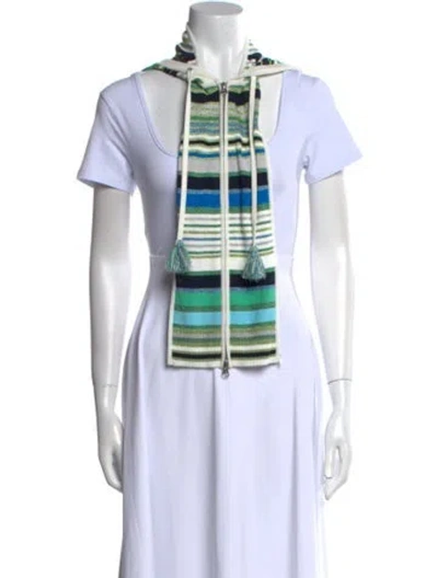 Pre-owned Veronica Beard Striped Dickey In Multi