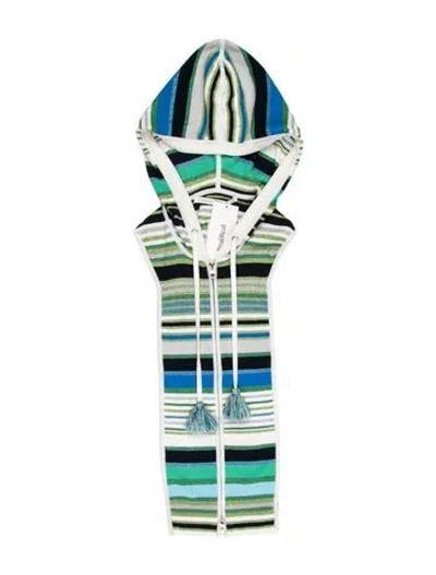 Pre-owned Veronica Beard Striped Dickey In Neutral