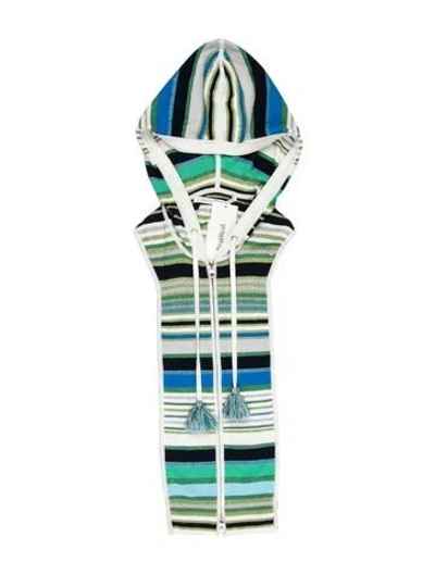 Pre-owned Veronica Beard Striped Dickey In Neutral