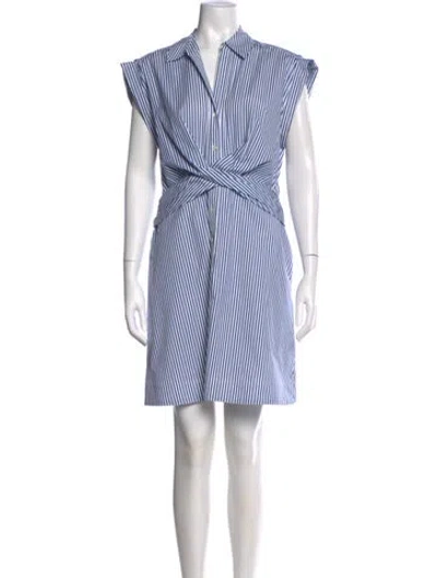Pre-owned Veronica Beard Striped Knee-length Dress W/ Tags In Multi