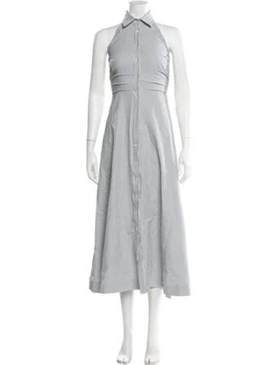 Pre-owned Veronica Beard Striped Long Dress In Multi