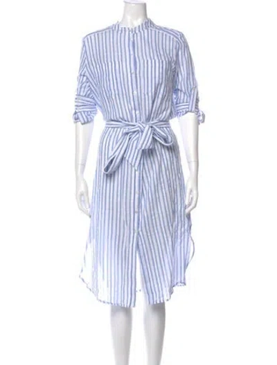 Pre-owned Veronica Beard Striped Midi Length Dress