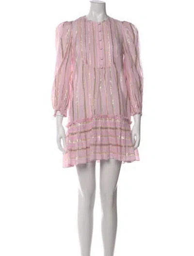 Pre-owned Veronica Beard Striped Mini Dress