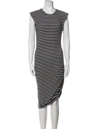 Pre-owned Veronica Beard Striped Mini Dress In Multi