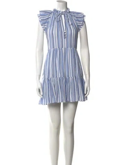 Pre-owned Veronica Beard Striped Mini Dress In Multi
